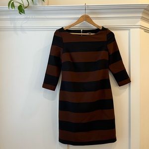 Le Chateau Dress, rugby stripe, work, small